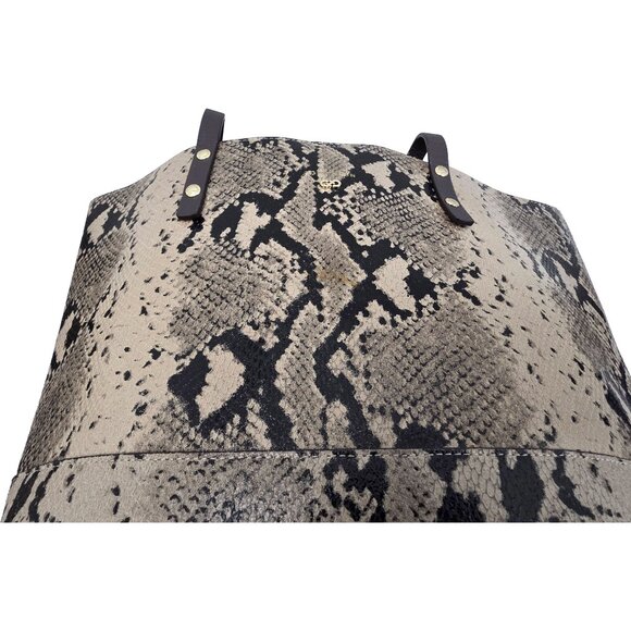 Cole Haan Snakeskin Print Tote - Picture 6 of 9
